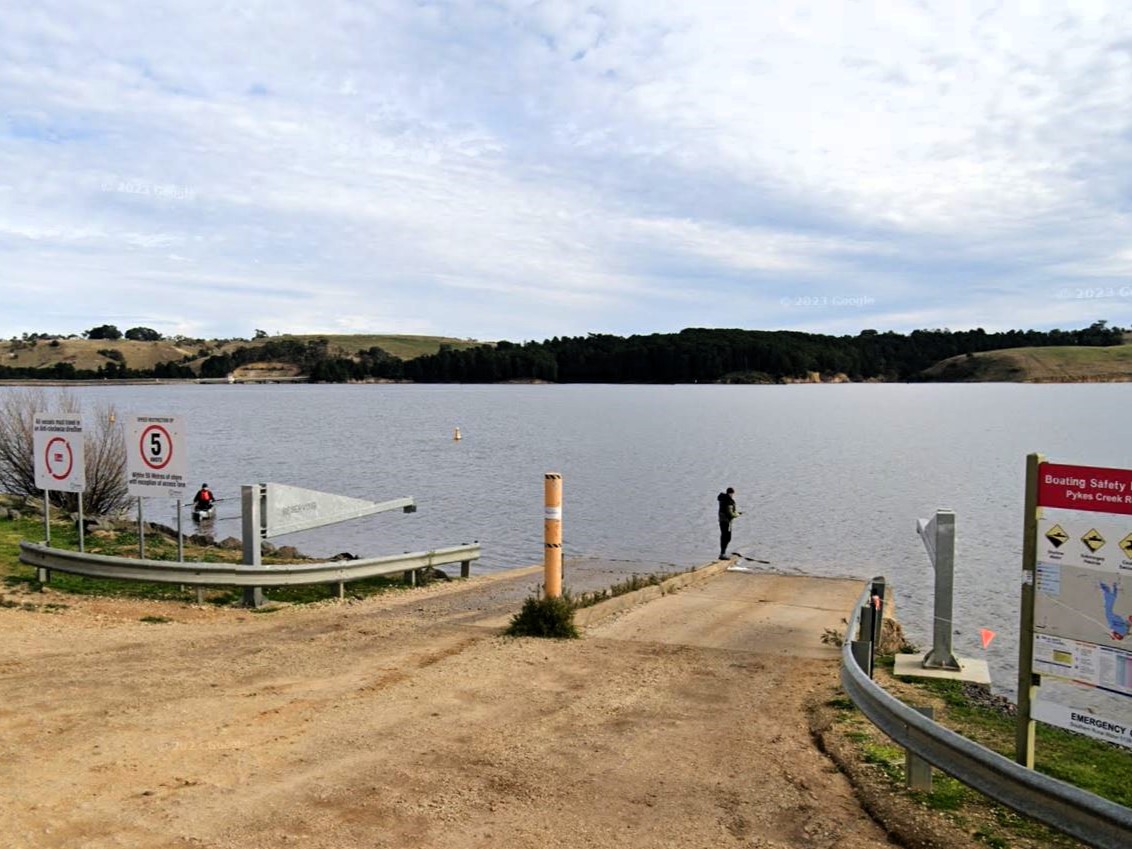 Pykes Creek Reservoir Boat ramp