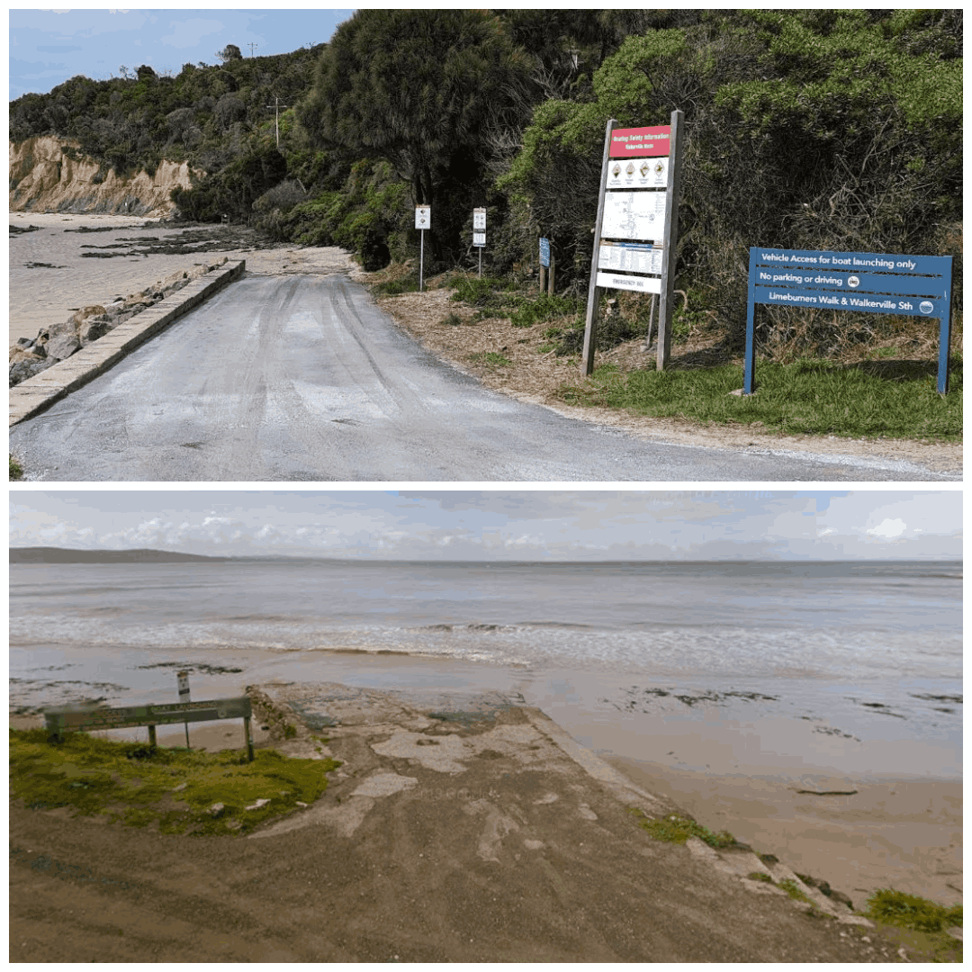 alkerville North and South Beach Access Boat Ramp