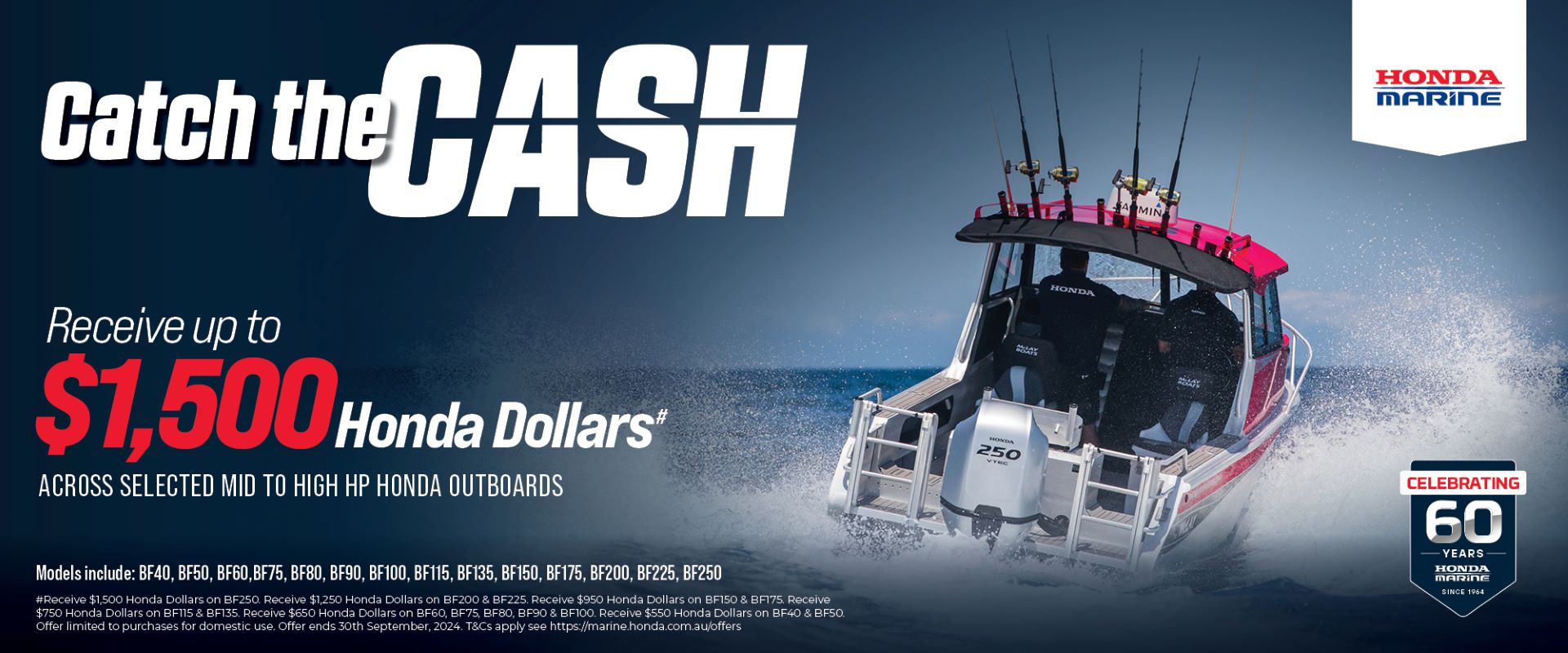 Catch the Cash! Save Big with Honda Marine’s Limited Time Offer!