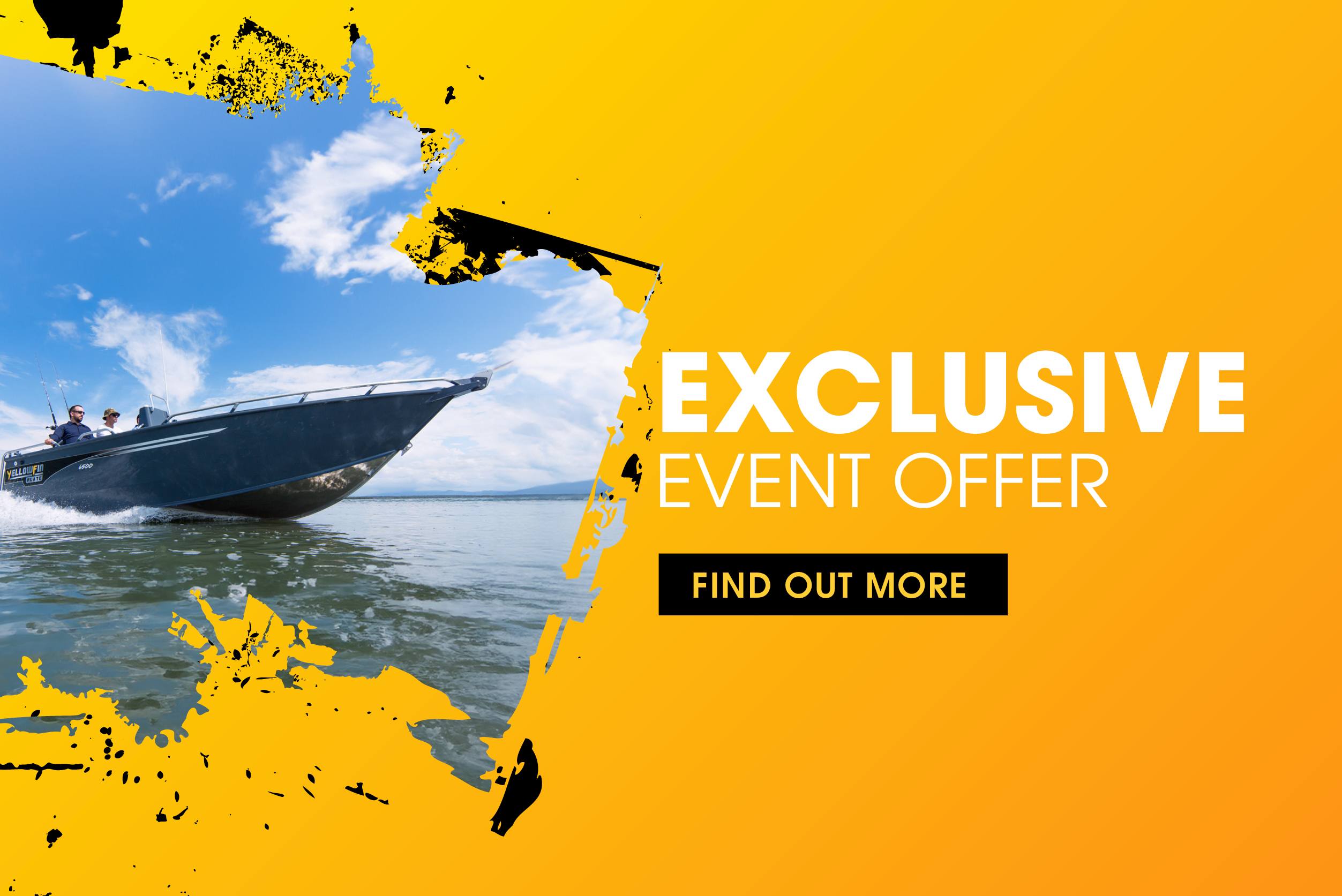 Yellowfin exclusive event offer banner