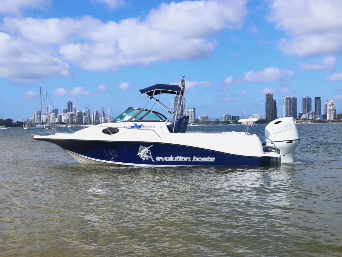 evolution boat onshore