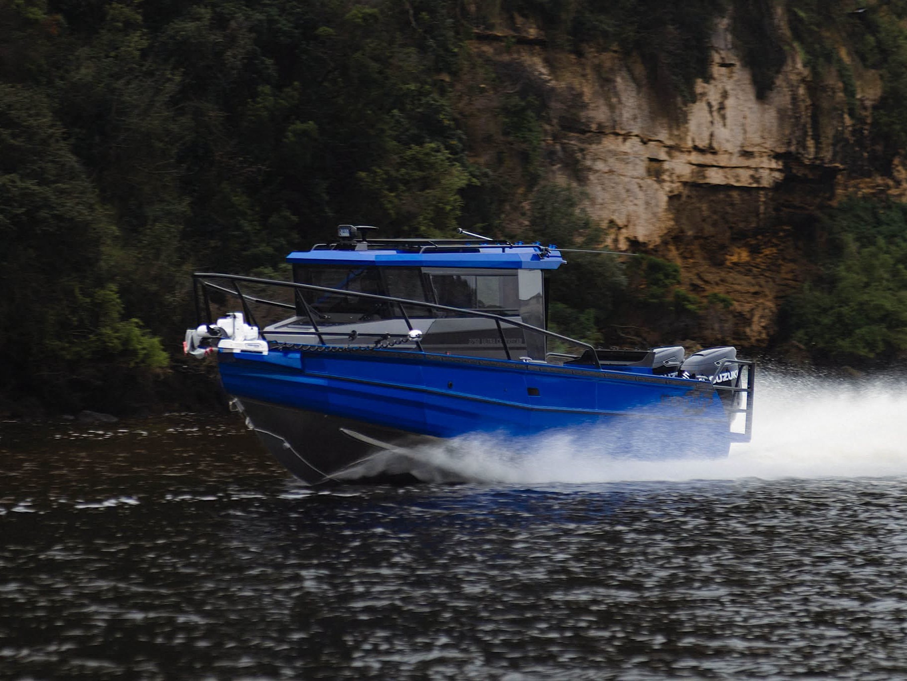 stabicraft boat planing on water
