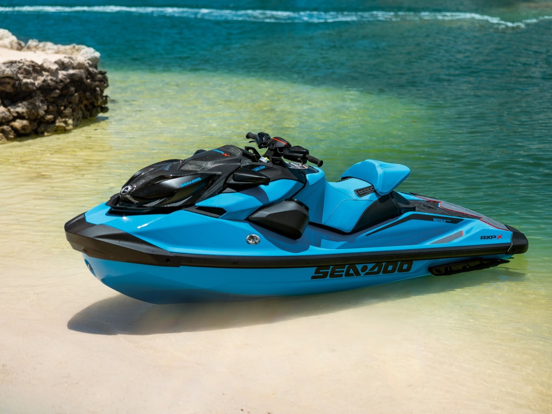 sea doo jetski on the sandy beach