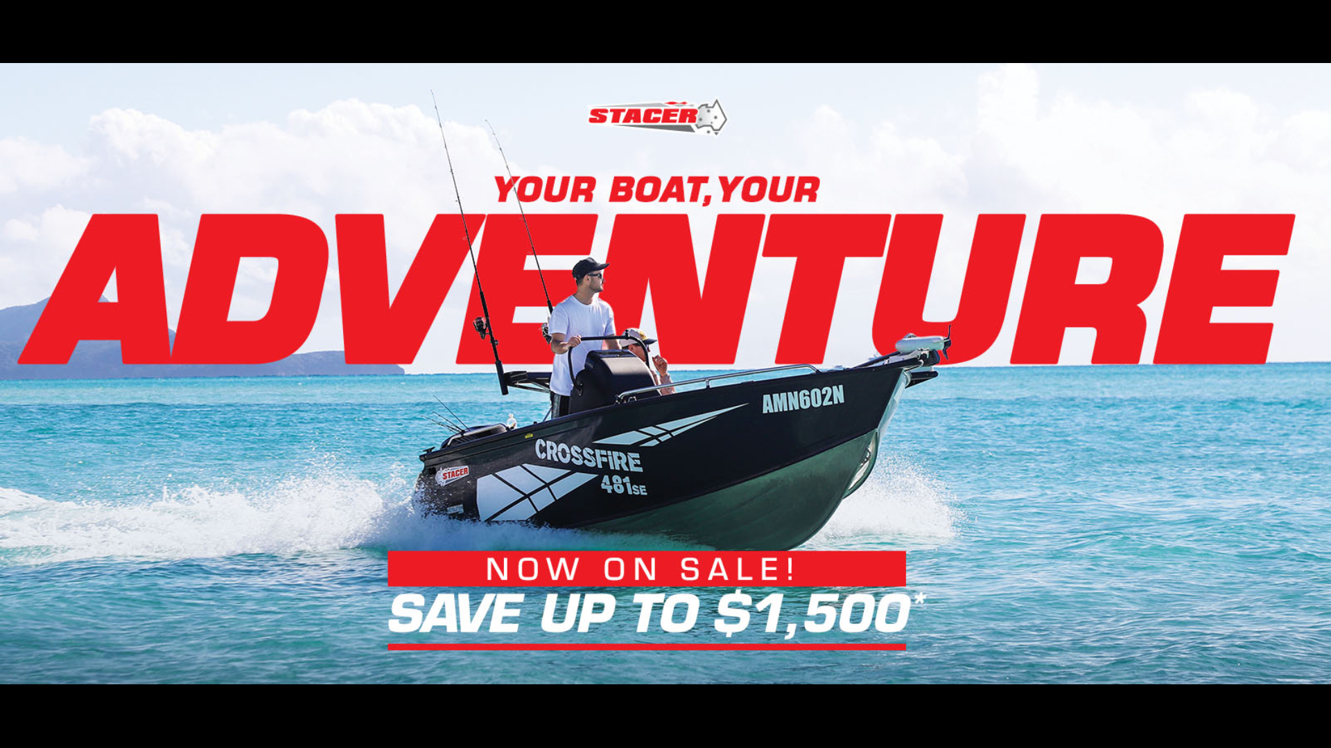 stacer your boat your adventure promo banner